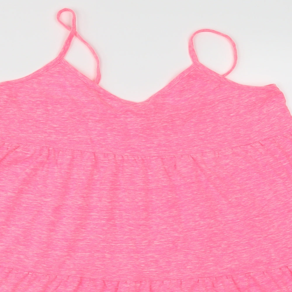 Topshop Womens Pink   Fit & Flare  Size 10