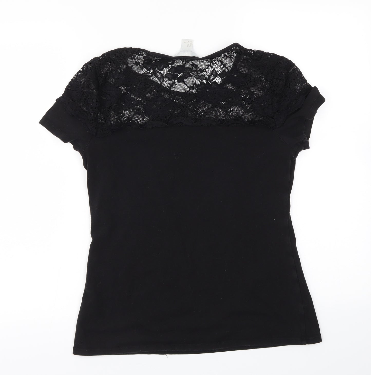 H&M Womens Black   Basic T-Shirt Size M