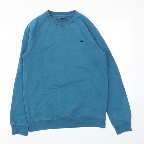 Easy Mens Blue   Pullover Sweatshirt Size S