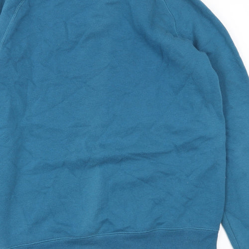 Easy Mens Blue   Pullover Sweatshirt Size S