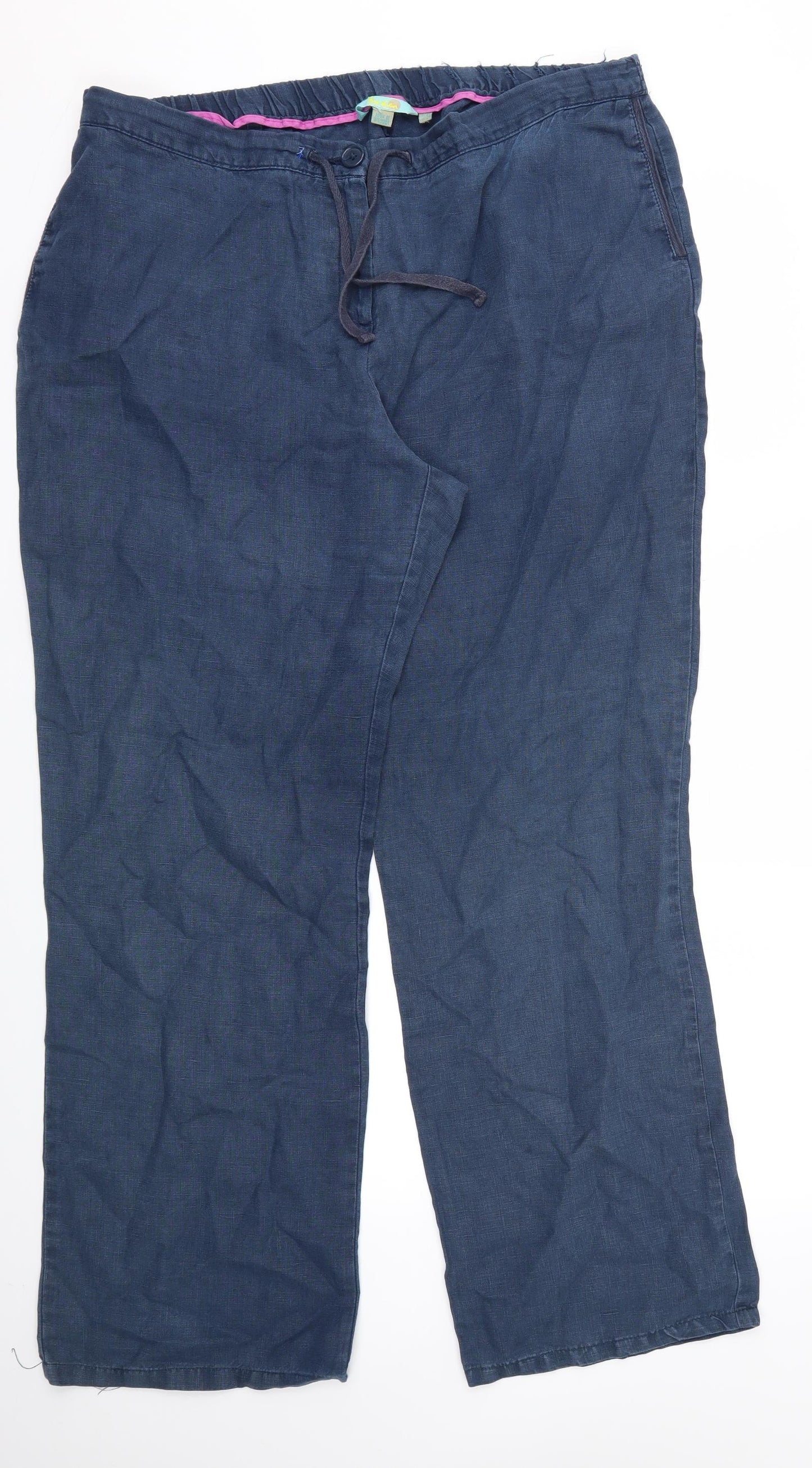 Boden Womens Blue   Trousers  Size 16 L30 in