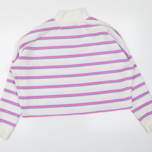 Primark Womens Pink Striped  Pullover Jumper Size XS