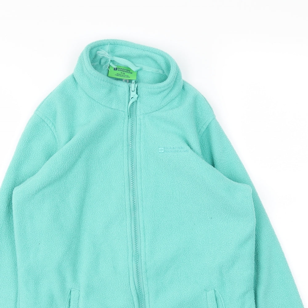 mounting Wearhouse Girls Green   Full Zip Hoodie Size 11-12 Years