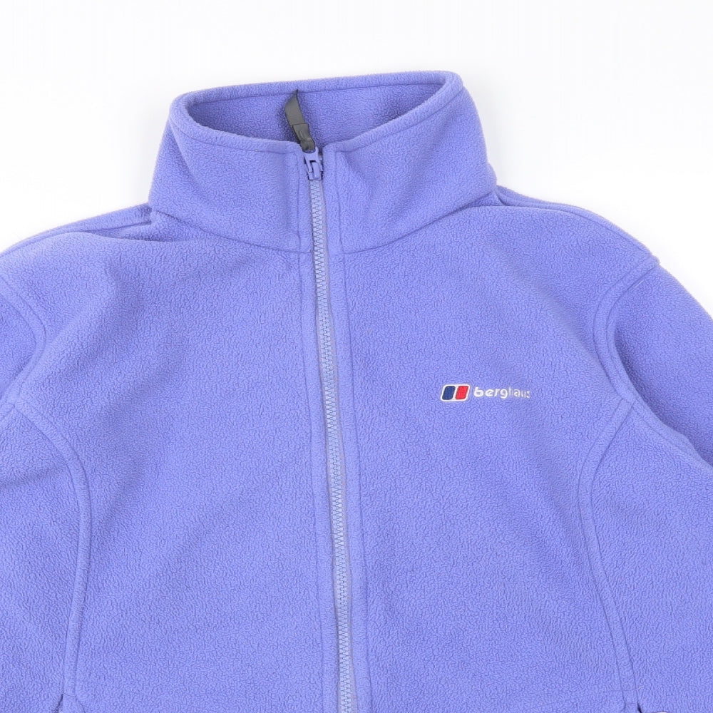 BURGHAUS Womens Purple   Full Zip Jumper Size 14
