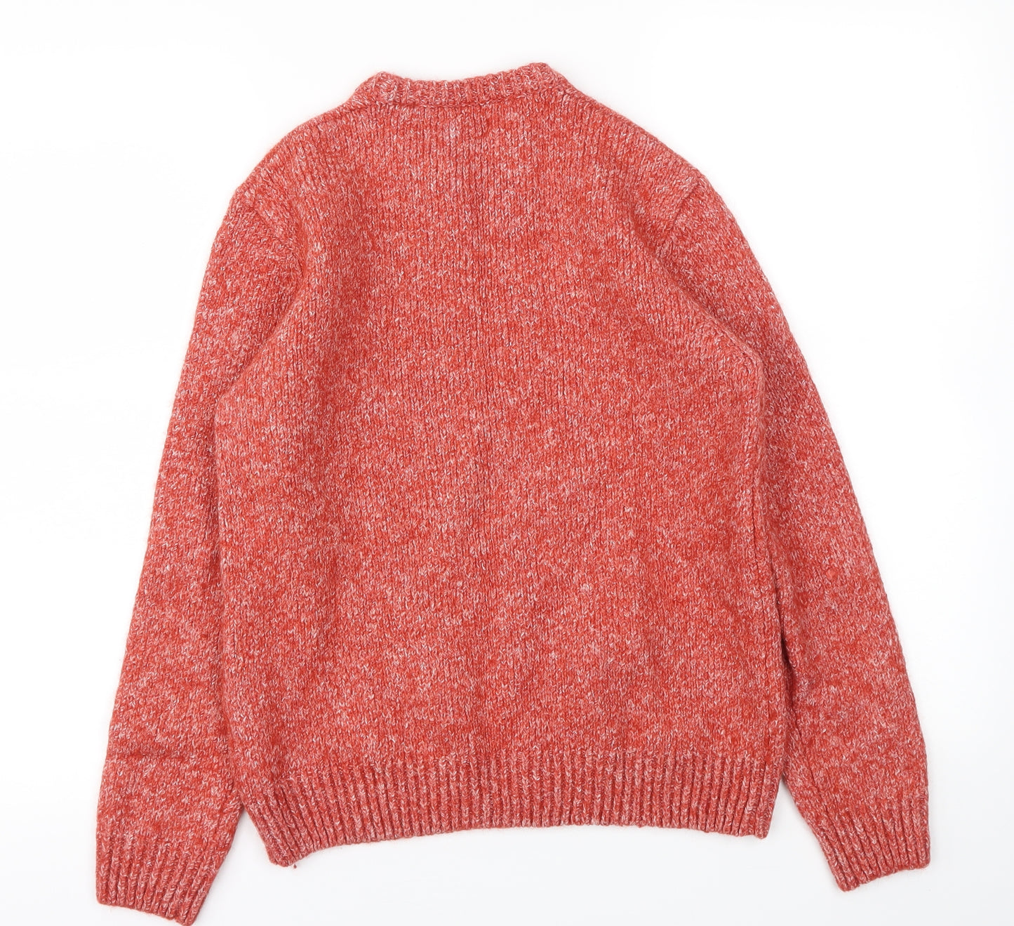 Farah Mens Orange   Pullover Hoodie Size M