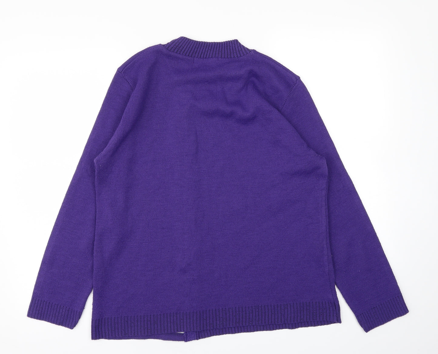 Autonomy Womens Purple   Cardigan Jumper Size M