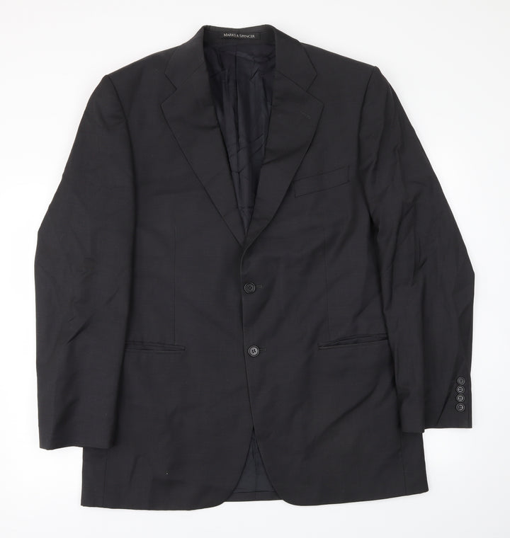 M&S Mens Grey Jacket Blazer Size 42