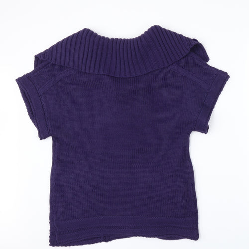 Chloe White Womens Purple   Full Zip Jumper Size 14