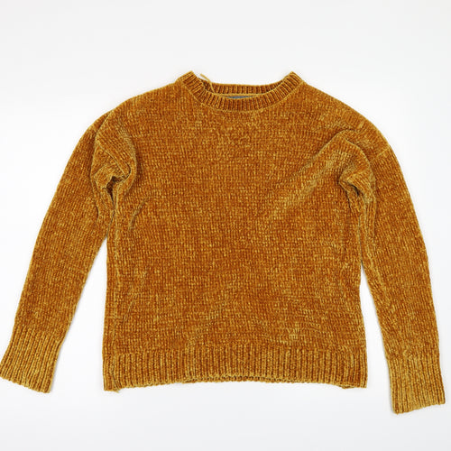 Primark Womens Yellow   Pullover Jumper Size 2XS
