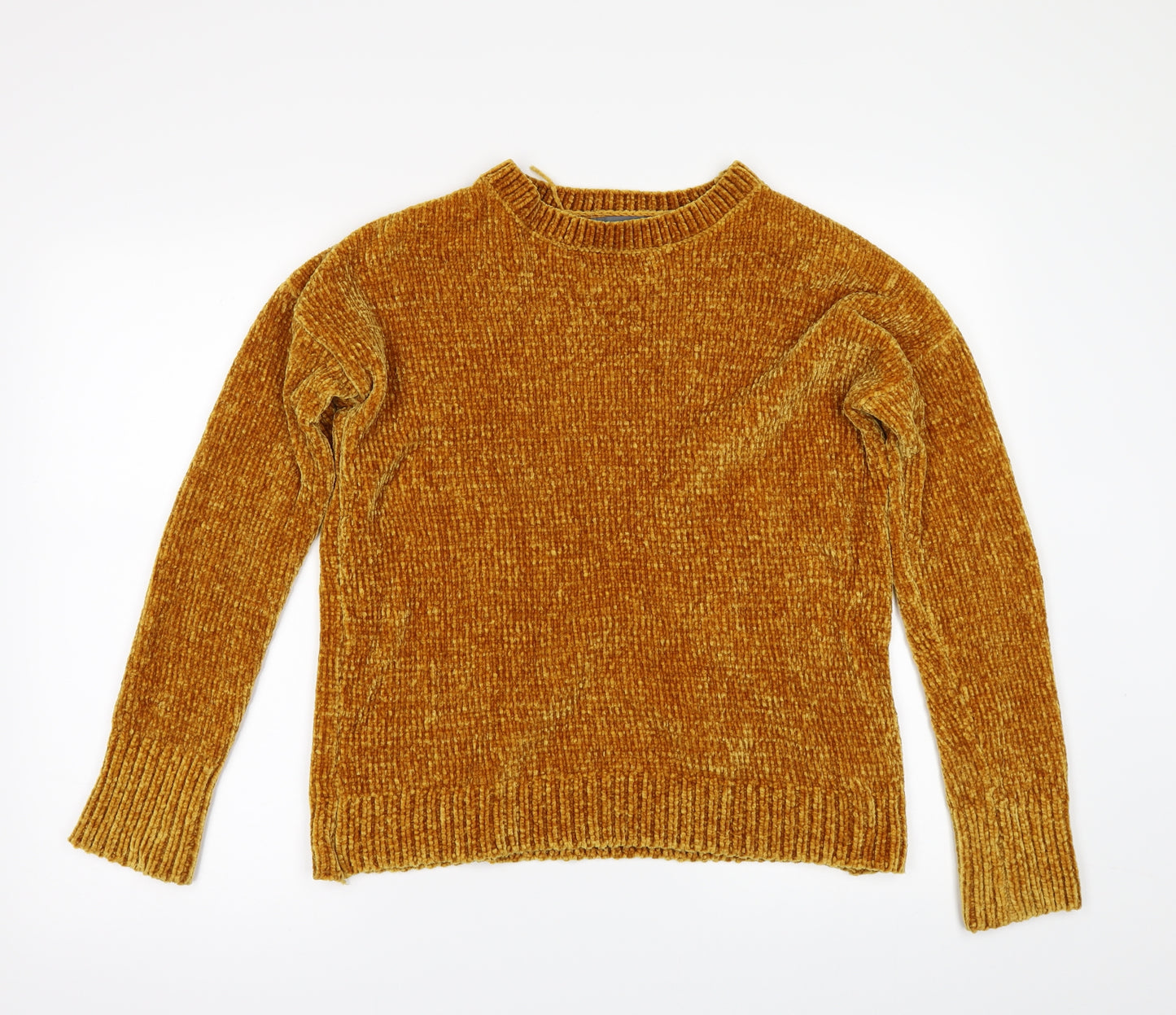 Primark Womens Yellow   Pullover Jumper Size 2XS