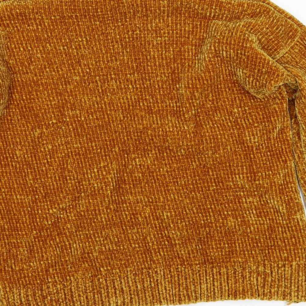 Primark Womens Yellow   Pullover Jumper Size 2XS