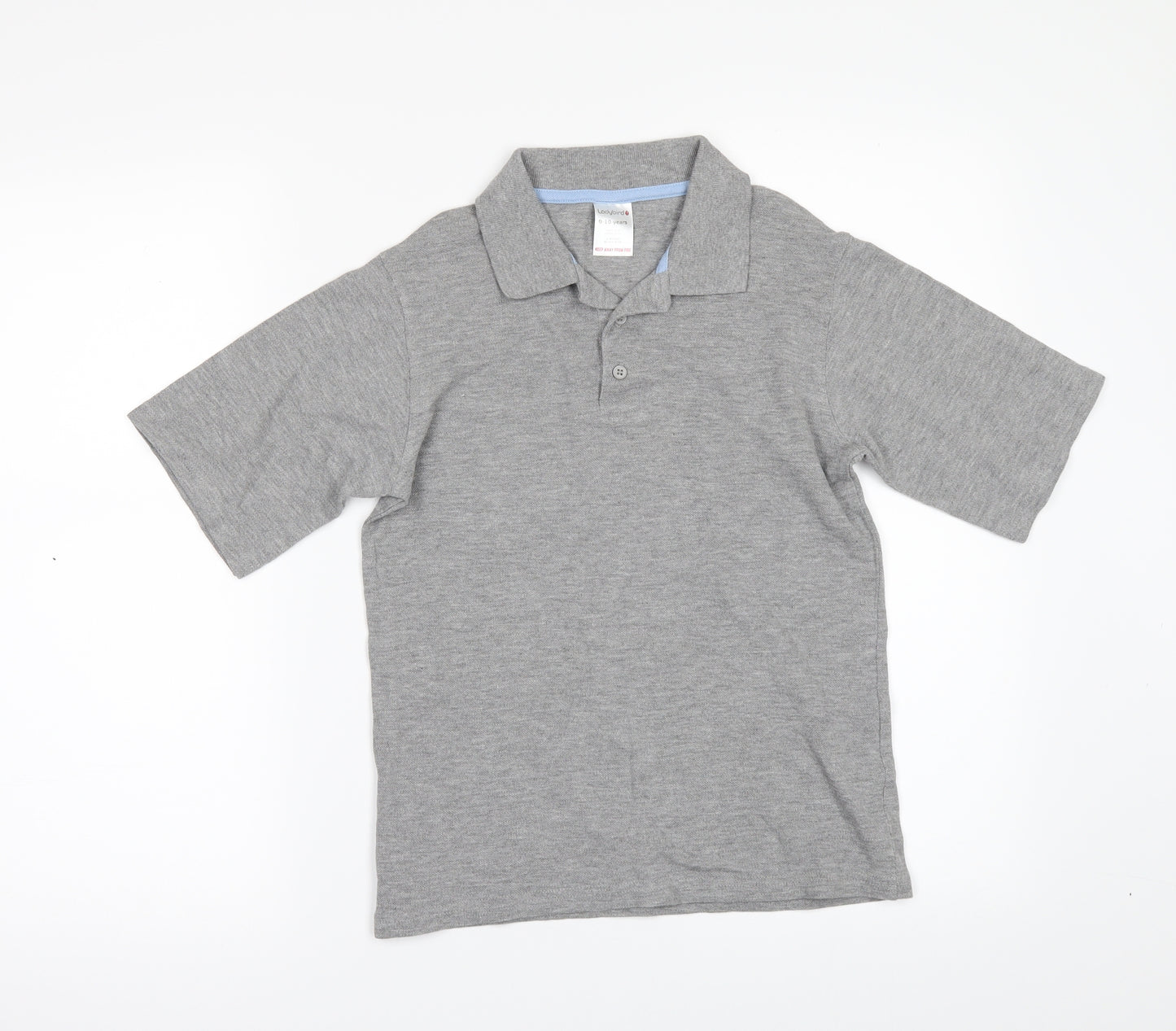 Lady Bird Boys Grey   Basic Polo Size 9-10 Years