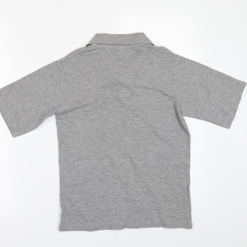 Lady Bird Boys Grey   Basic Polo Size 9-10 Years