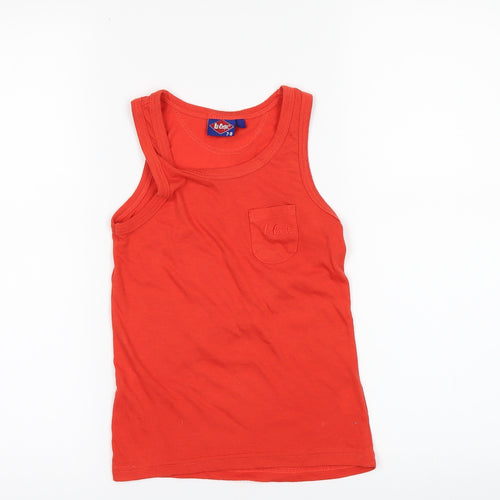 Lee Cooper Boys Orange   Basic T-Shirt Size 7-8 Years