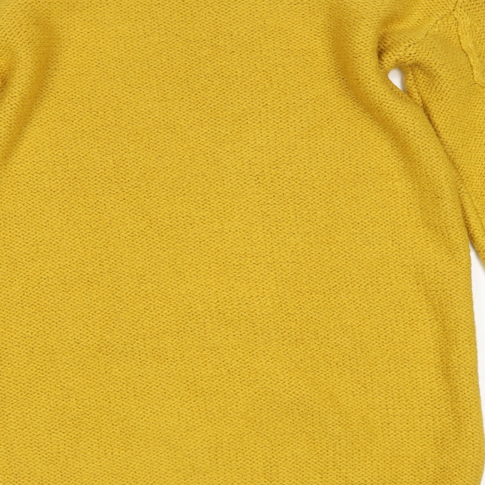 Papaya Womens Yellow   Pullover Jumper Size S