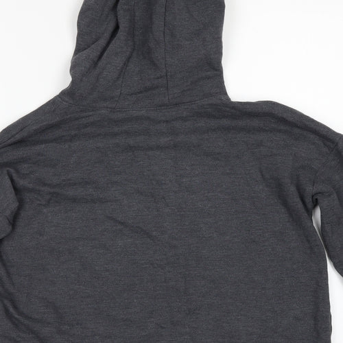NEXT Girls Grey   Pullover Hoodie Size 8 Years  - SAVE THE FUTURE