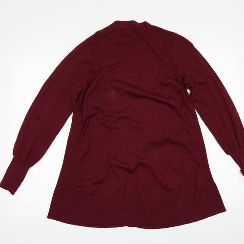 Marks and Spencer Womens Red   Cardigan Jumper Size S