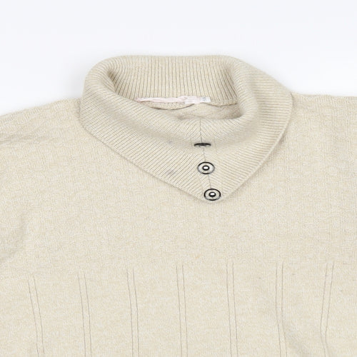 Pure Fashion Womens Beige   Pullover Jumper Size M