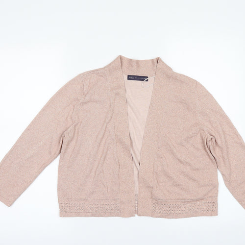 Marks and Spencer Womens Orange   Cardigan Jumper Size 12  - Gilter