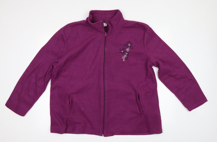 Anne De Lancay Womens Pink Jacket Size XL