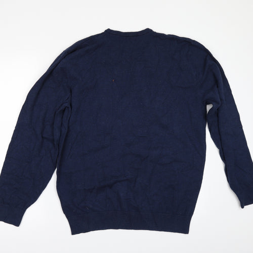 Greenwoods Mens Blue   Pullover Jumper Size L