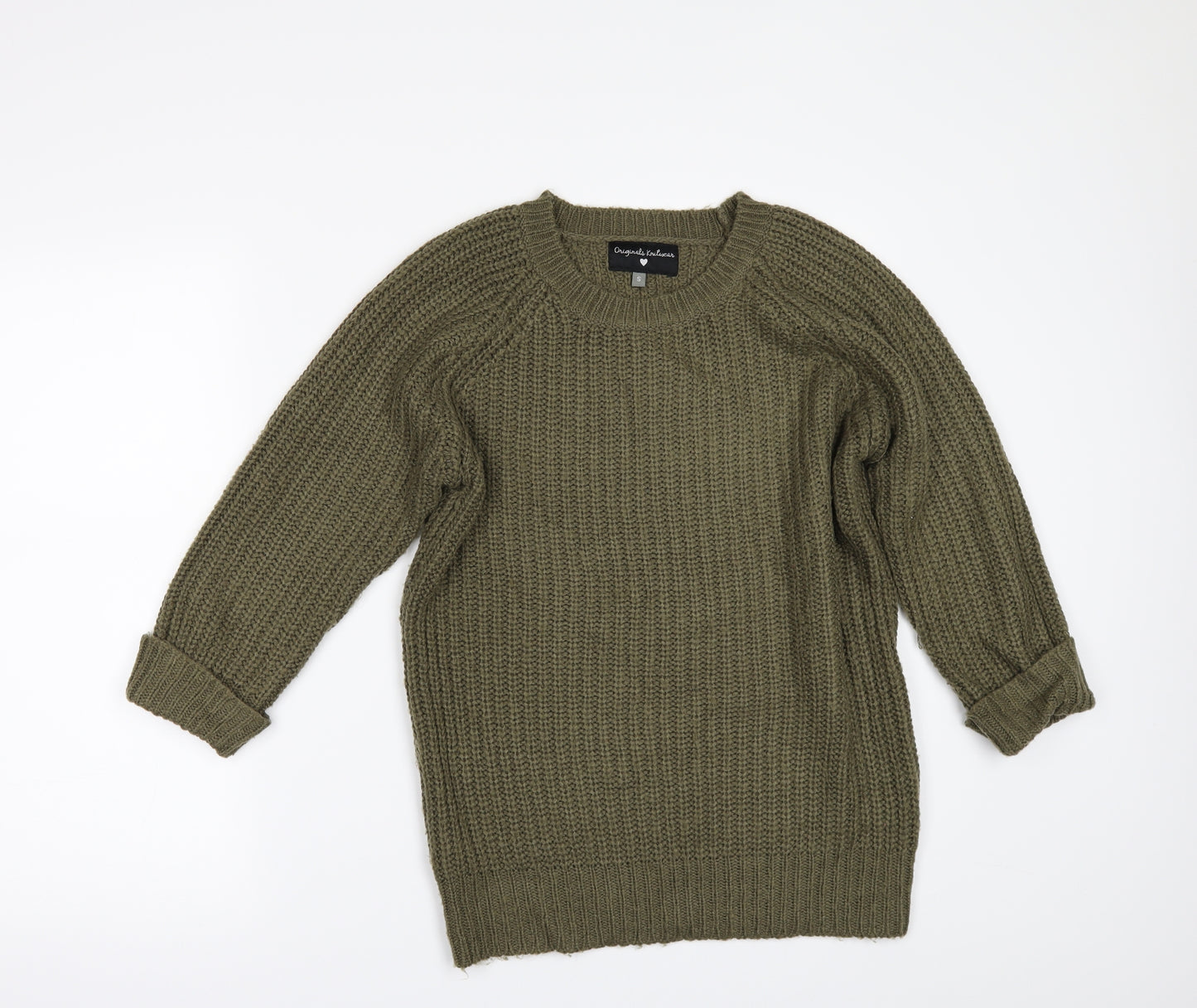 Originals Knitwear Womens Green   Pullover Jumper Size S