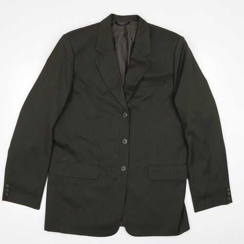 Preworn Mens Green   Jacket Suit Jacket Size 42
