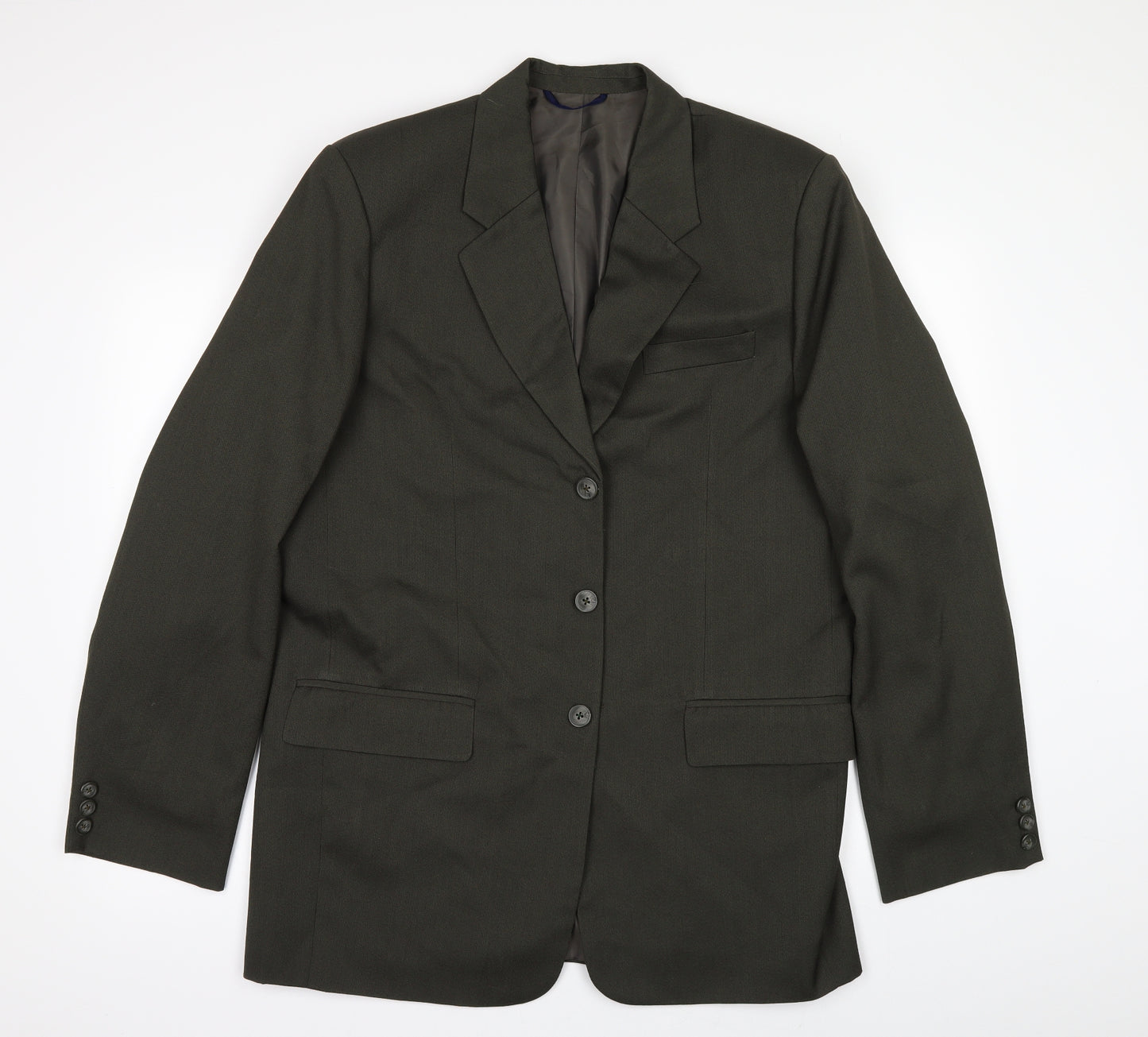 Preworn Mens Green   Jacket Suit Jacket Size 42