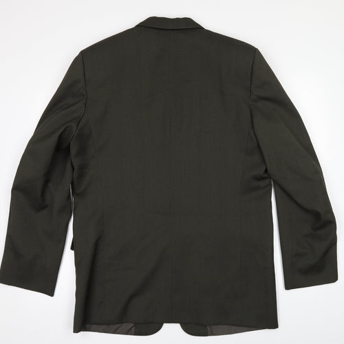 Preworn Mens Green   Jacket Suit Jacket Size 42