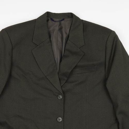Preworn Mens Green   Jacket Suit Jacket Size 42