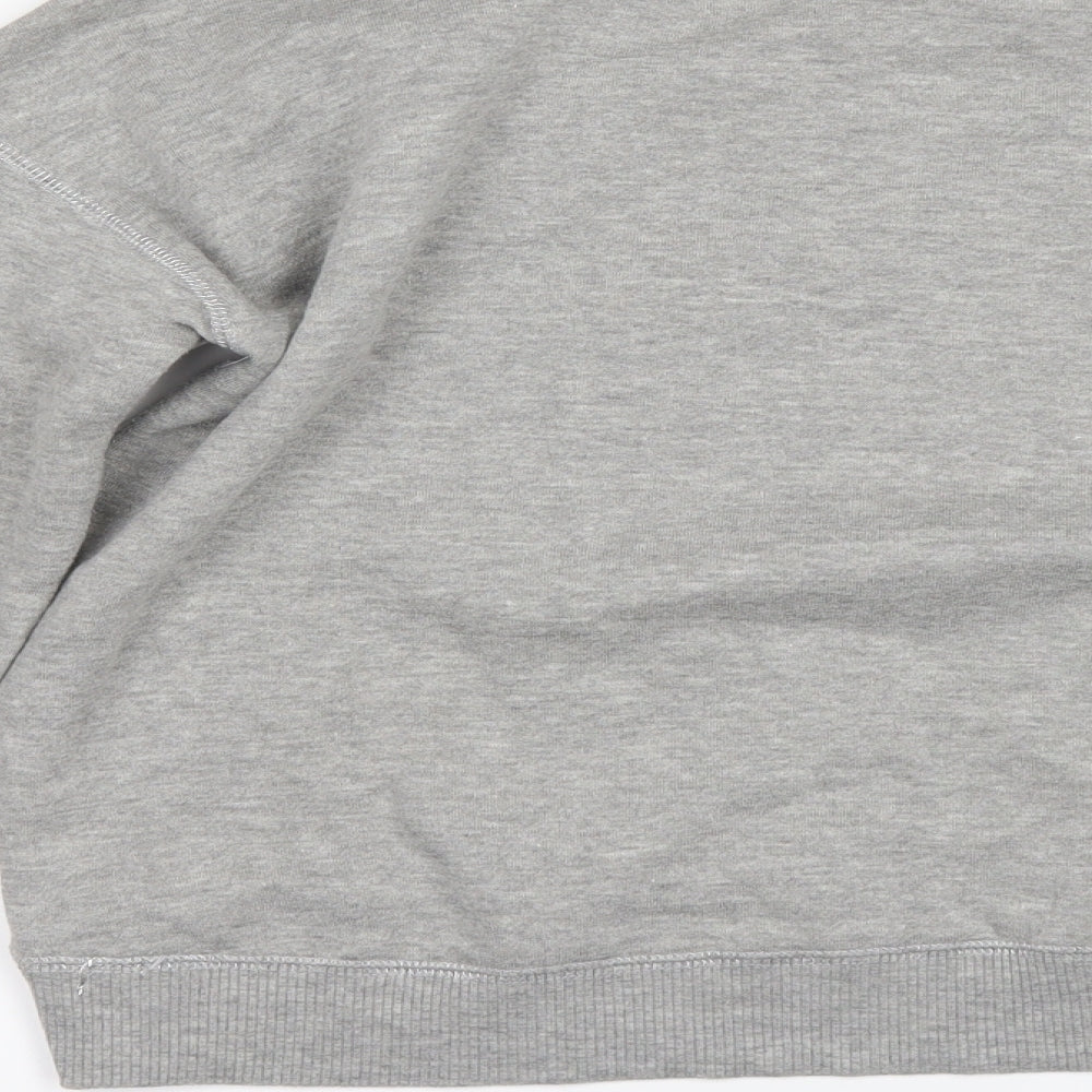 New Look Womens Grey   Pullover Sweatshirt Size 8  - pembridge & rose