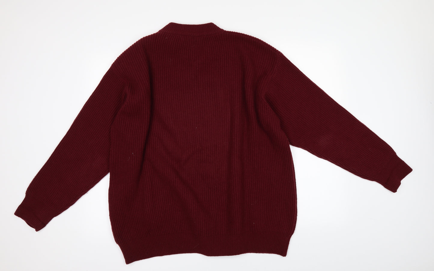 MASSOTI Mens Red   Pullover Jumper