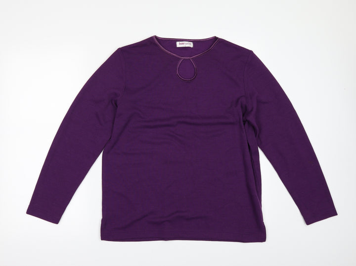 Bonmarché Womens Purple   Pullover Jumper Size S