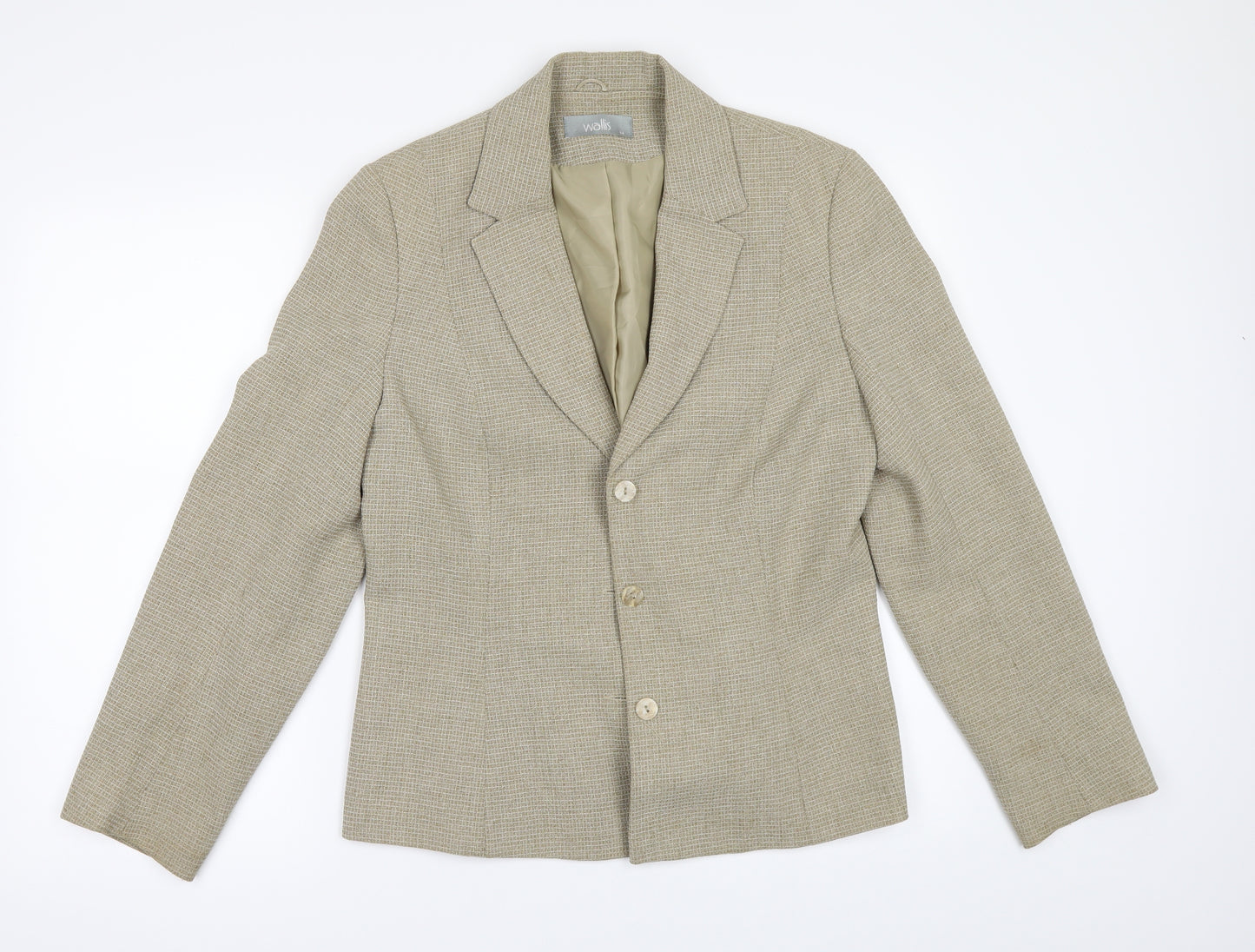 Wallis Womens Beige   Jacket  Size 14