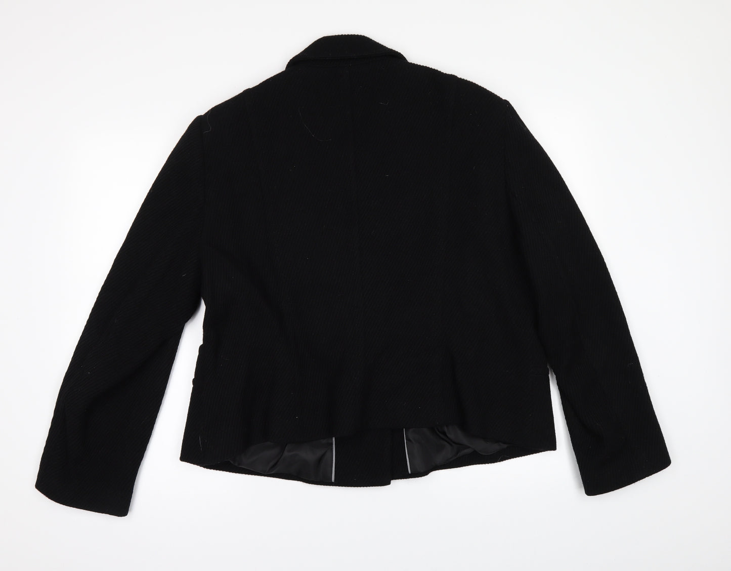 Marks and Spencer Womens Black   Pea Coat Coat Size 22