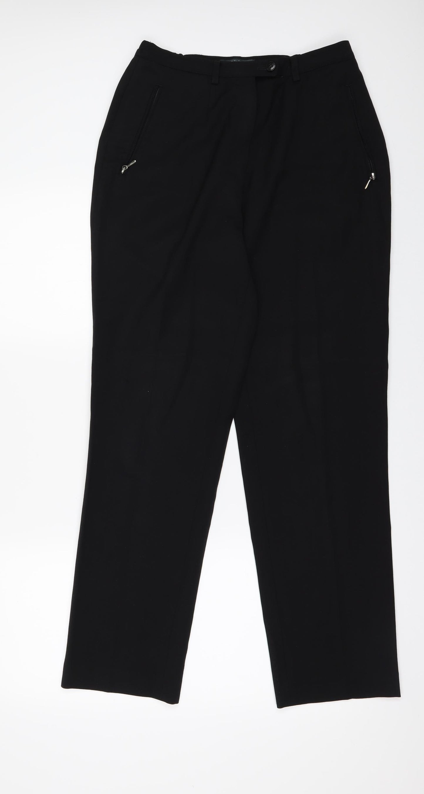 Lyle & Scott Womens Black   Trousers  Size 32 L31 in