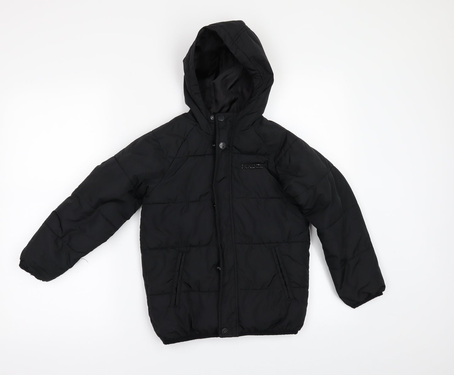 McKenzie Boys Black   Jacket  Size 6-7 Years