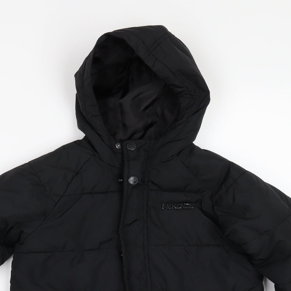 McKenzie Boys Black   Jacket  Size 6-7 Years