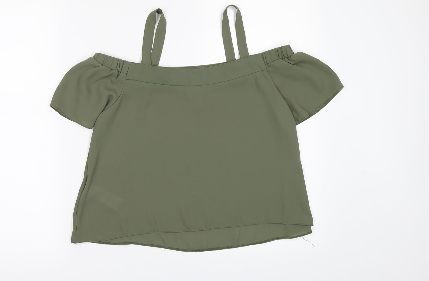 New Look Girls Green   Cropped Blouse Size 2 Years