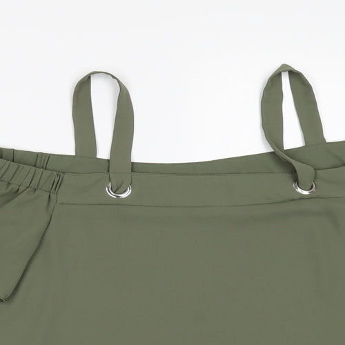 New Look Girls Green   Cropped Blouse Size 2 Years