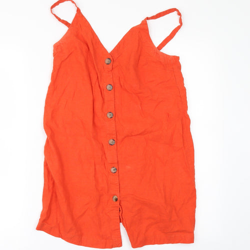 Topshop Womens Orange   A-Line  Size 8