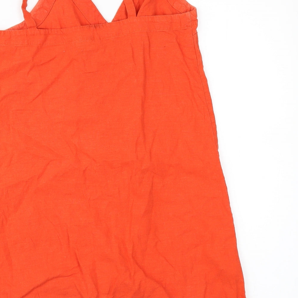 Topshop Womens Orange   A-Line  Size 8