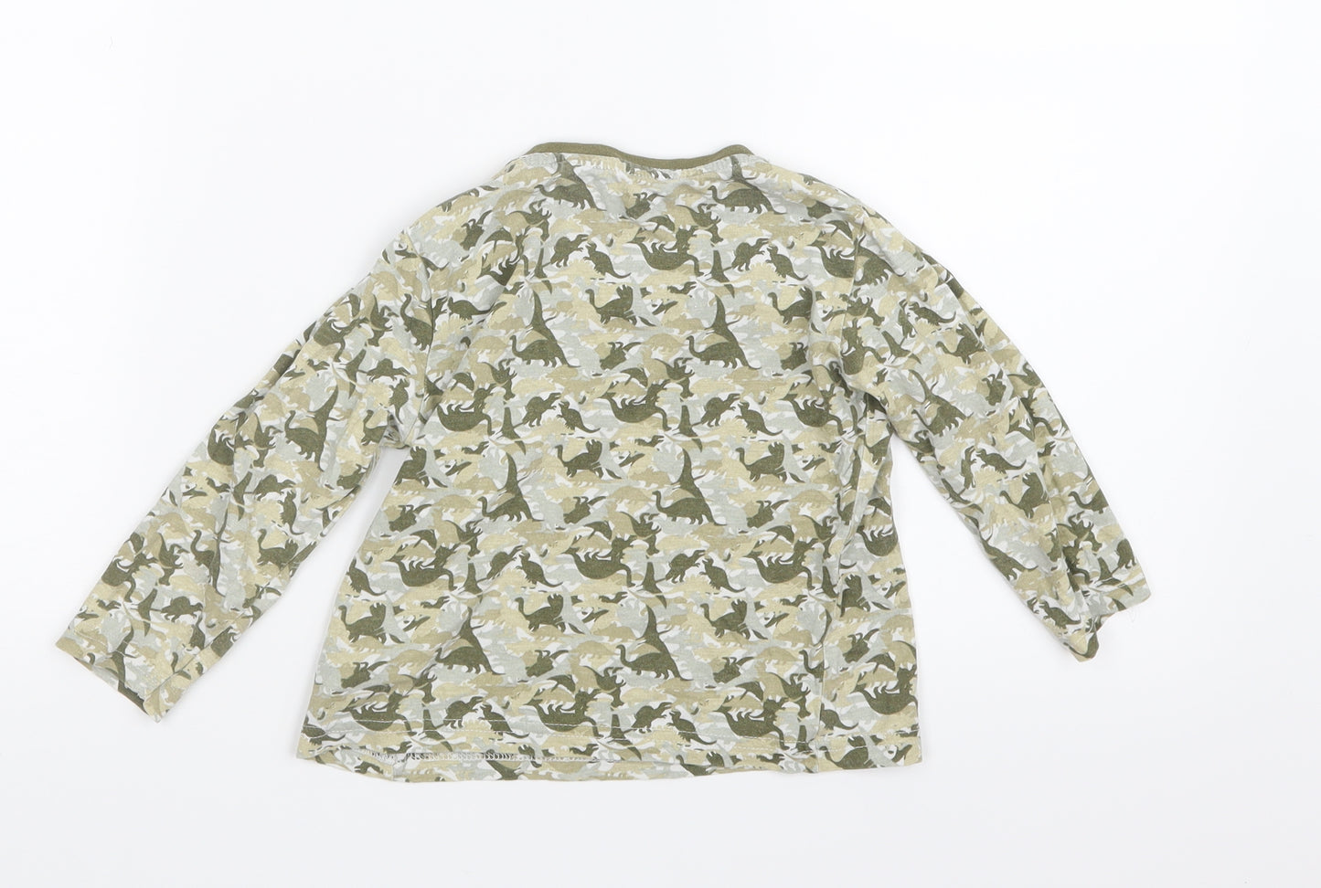 Lupilu  Green Geometric  Basic T-Shirt Size 12-18 Months