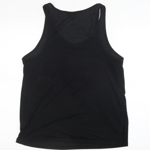 Topshop Womens Black   Basic Tank Size 10
