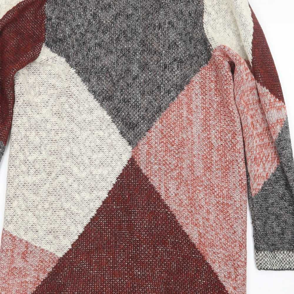 George Womens Red  Knit Cardigan Jumper Size 10