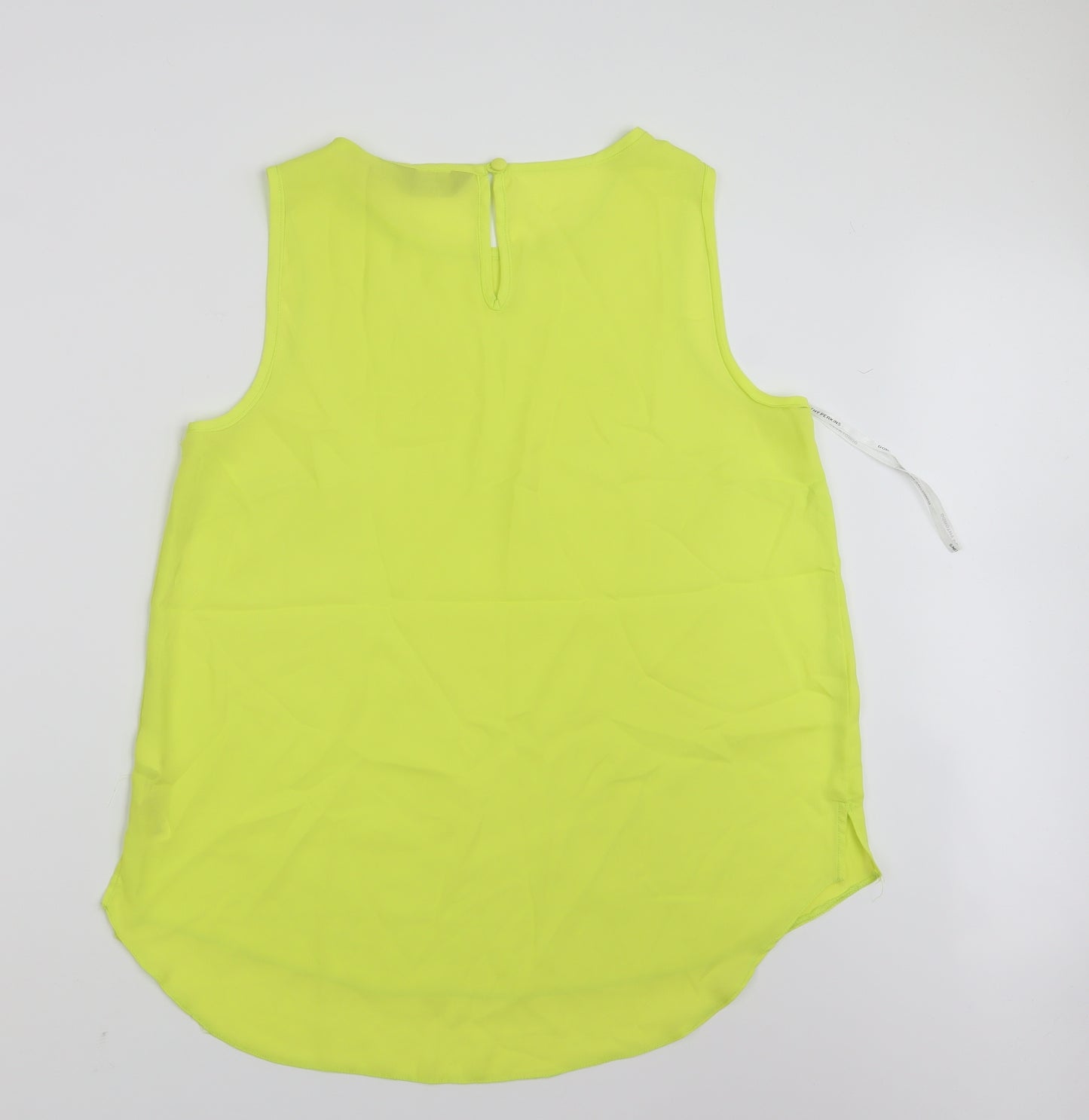 Dorothy Perkins Womens Yellow   Basic Tank Size 14