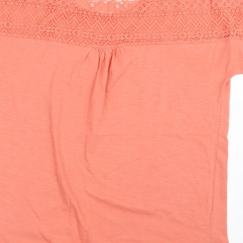 Bonprix Collection Womens Orange   Basic T-Shirt Size M