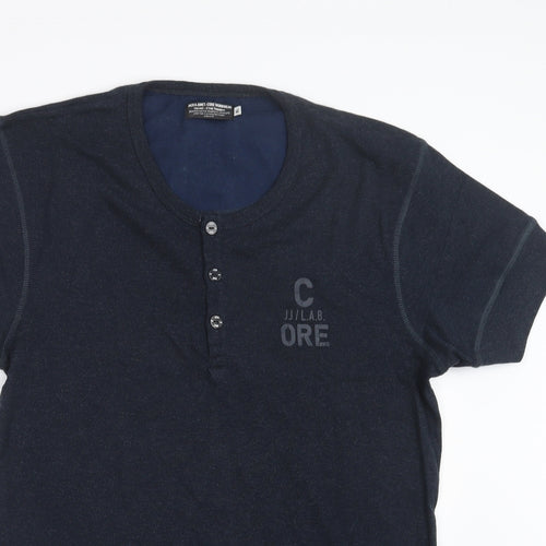 JACK & JONES Mens Blue    T-Shirt Size XL