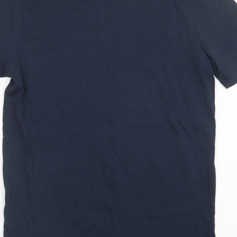 JACK & JONES Mens Blue    T-Shirt Size M