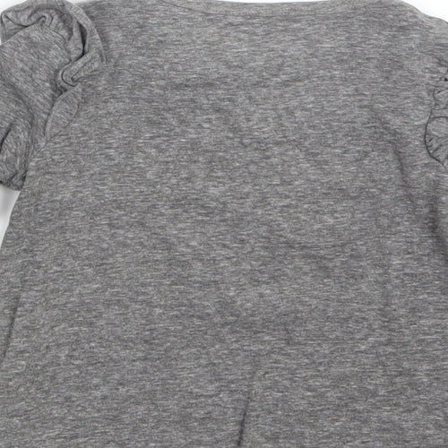 NEXT Girls Grey   Basic T-Shirt Size 5 Years